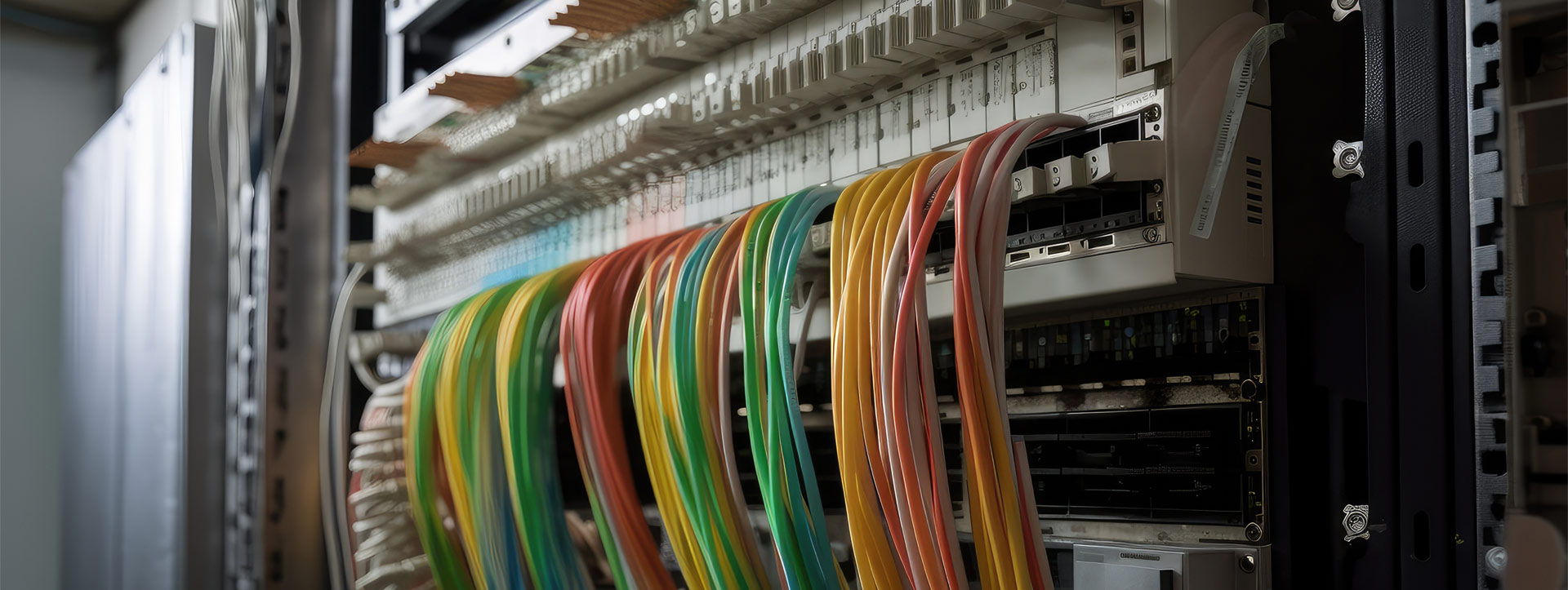 Strukturirano kabliranje v telekom omari